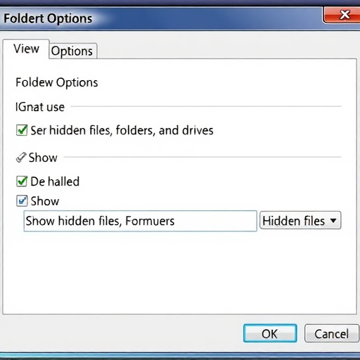 windows 7隐藏文件后无法找到隐藏文件如何将其显示(图1)