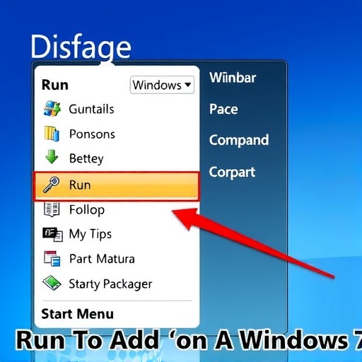 windows 7旗舰版系统将“运行”添加到开始菜单的设置方法(图1)