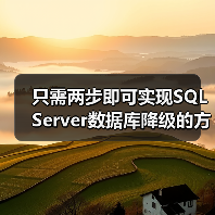 只需两步即可实现SQL Server数据库降级的方法(图3) 只需两步即可实现SQL Server数据库降级的方法(图3)
