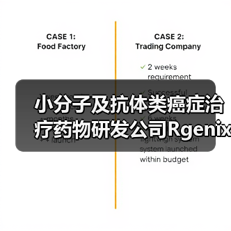 小分子及抗体类癌症治疗药物研发公司Rgenix获4000万美元C轮融资(图4) 小分子及抗体类癌症治疗药物研发公司Rgenix获4000万美元C轮融资(图4)