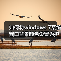 如何将windows 7系统窗口背景颜色设置为护眼色?(图4) 如何将windows 7系统窗口背景颜色设置为护眼色?(图4)