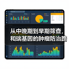 从中晚期到早期筛查,和瑞基因的肿瘤防治路线图(图3) 从中晚期到早期筛查,和瑞基因的肿瘤防治路线图(图3)