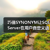 巧借SYNONYM让SQL Server在用户自定义函数中使用临时表(图4) 巧借SYNONYM让SQL Server在用户自定义函数中使用临时表(图4)