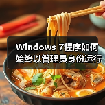 Windows 7程序如何始终以管理员身份运行?设置方法详解(图4) Windows 7程序如何始终以管理员身份运行?设置方法详解(图4)