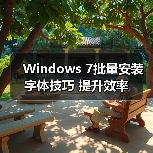 Windows 7批量安装字体技巧 提升效率(图1) Windows 7批量安装字体技巧 提升效率(图1)