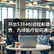 开出5384份远程影像报告,九峰医疗如何通过AI+影像深耕基层(图1) 开出5384份远程影像报告,九峰医疗如何通过AI+影像深耕基层(图1)