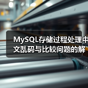 MySQL存储过程处理中文乱码与比较问题的解决方法(图1) MySQL存储过程处理中文乱码与比较问题的解决方法(图1)