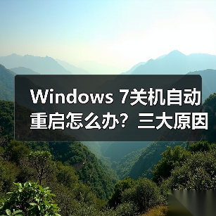 Windows 7关机自动重启怎么办?三大原因排查方法(图2) Windows 7关机自动重启怎么办?三大原因排查方法(图2)