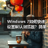 Windows 7如何快速设置默认浏览器？简单三步搞定（图3）