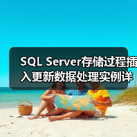 SQL Server存储过程插入更新数据处理实例详解(图3) SQL Server存储过程插入更新数据处理实例详解(图3)