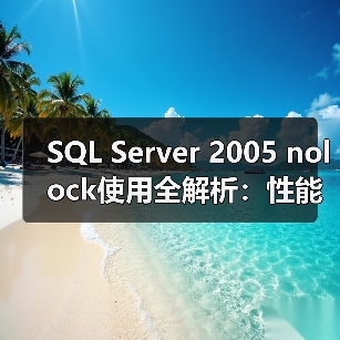 SQL Server 2005 nolock使用全解析：性能提升背后的隐患？（图1）