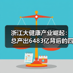 浙江大健康产业崛起:总产出6483亿背后的四大关键抓手(图1) 浙江大健康产业崛起:总产出6483亿背后的四大关键抓手(图1)