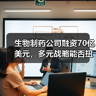 生物制药公司融资70亿美元,多元战略能否扭转困境?(图2) 生物制药公司融资70亿美元,多元战略能否扭转困境?(图2)