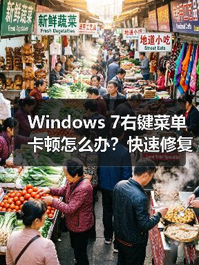 Windows 7右键菜单卡顿怎么办?快速修复方法(图2) Windows 7右键菜单卡顿怎么办?快速修复方法(图2)