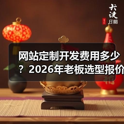网站定制开发费用多少？2026年老板选型报价避坑指南