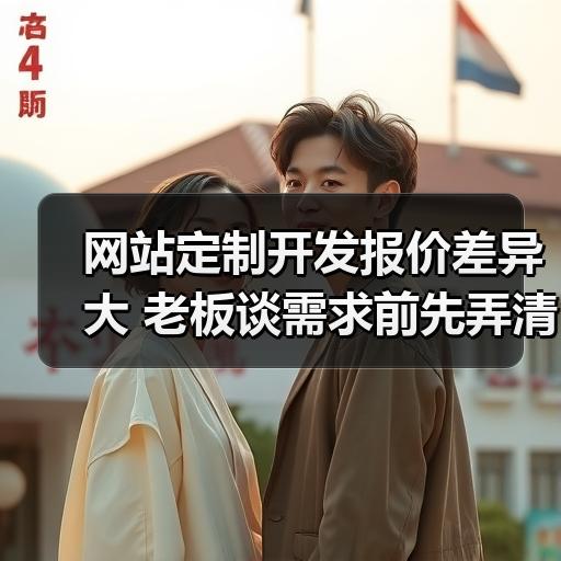网站定制开发报价差异大 老板谈需求前先弄清这4项费用构成